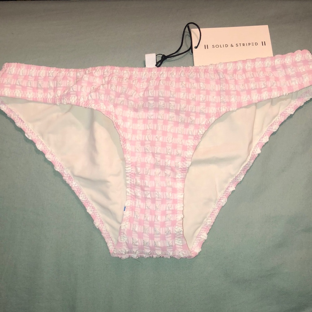 Solid and Striped bikini bottom